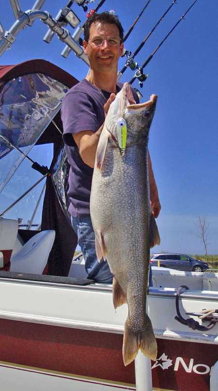 Big Lake trout on spoons